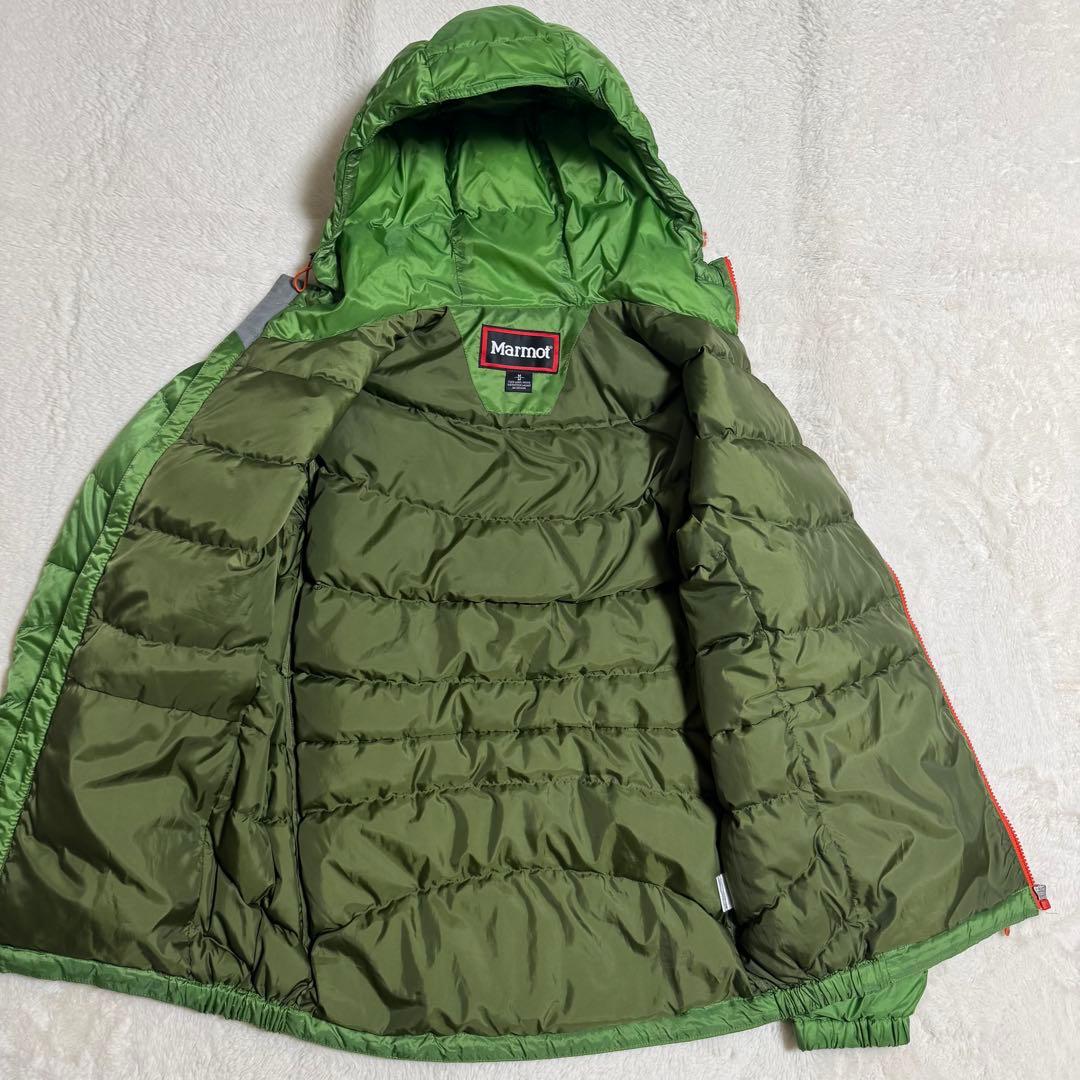 marmot 00s puffy jacket メンズMグリーン短丈　y2k
