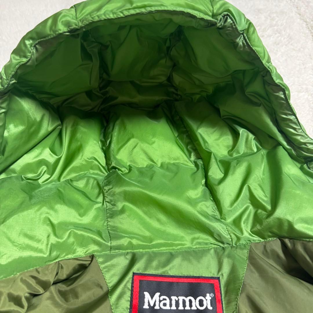 marmot 00s puffy jacket メンズMグリーン短丈　y2k
