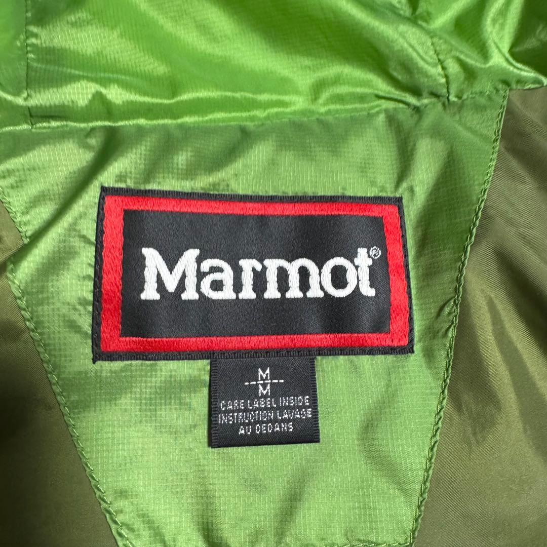 marmot 00s puffy jacket メンズMグリーン短丈　y2k