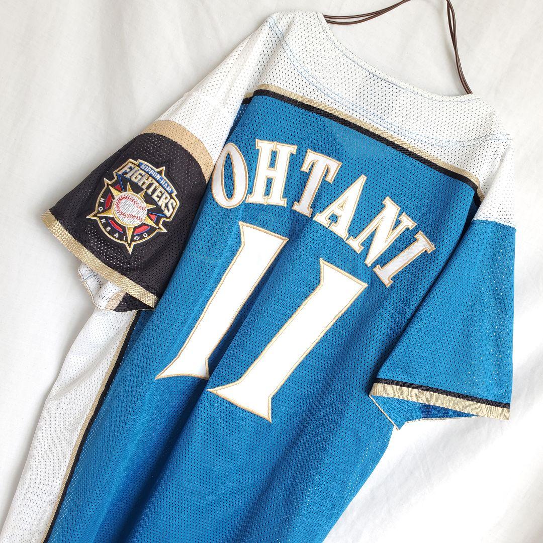 北海道日本ハムファイターズ ユニフォーム 大谷翔平 ブルー 青