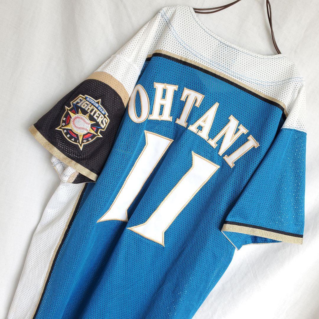北海道日本ハムファイターズ ユニフォーム 大谷翔平 ブルー 青