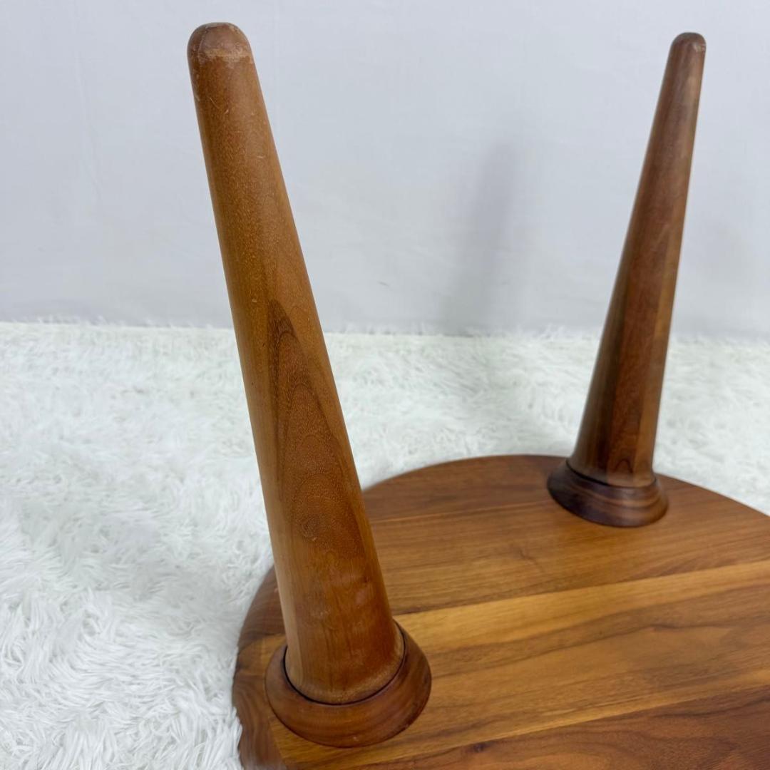 【北欧風】サイドテーブル　ナチュラル　ブラウン　オーク材　814-15