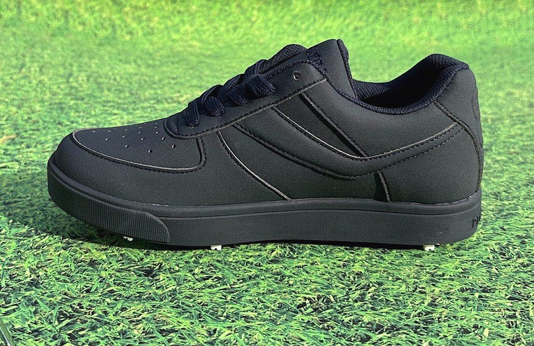 新品正規品 パーリーゲイツ 定価28600円 ゴルフシューズ 紺 24.5cm