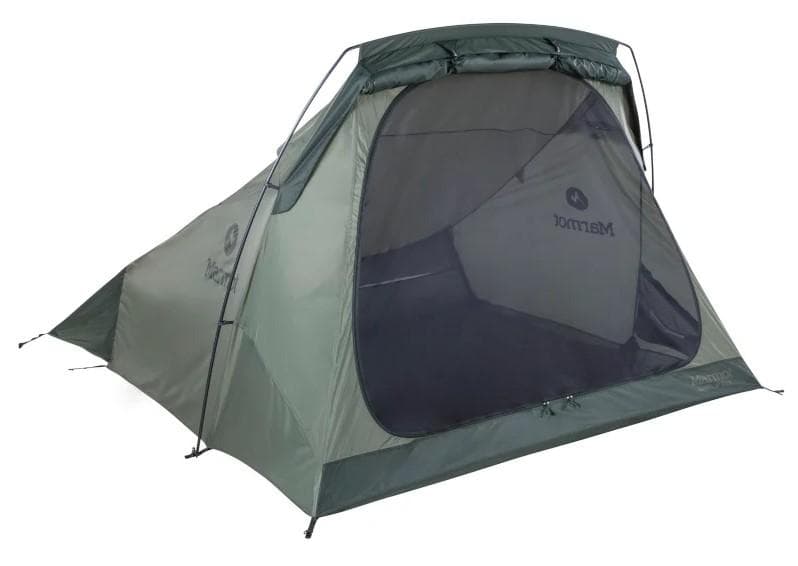 マーモット 2人用 テント マンティス グリーン 跳ね上げポール付属 キャンプ