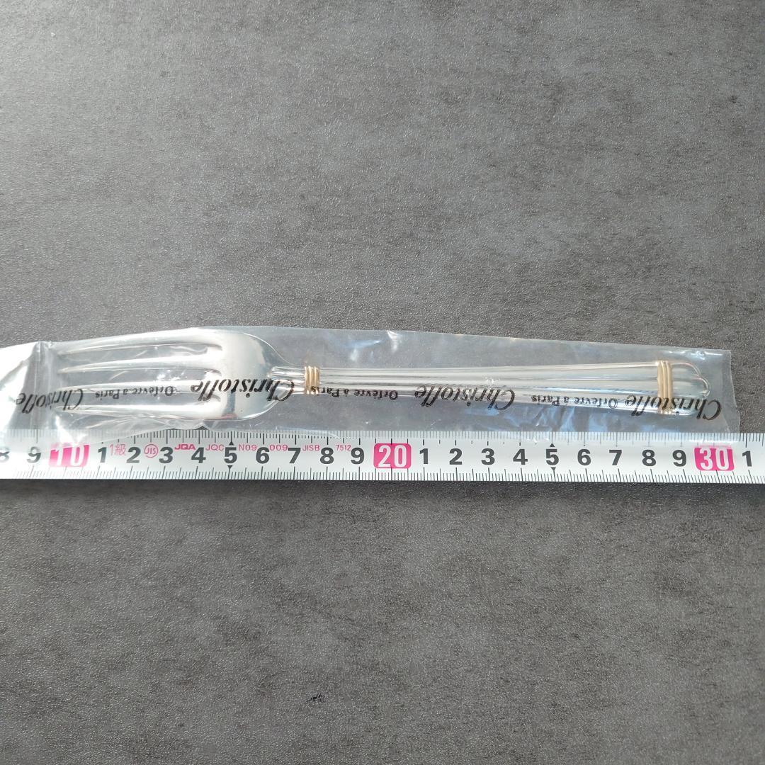 美品 クリストフル アリアゴールドリング テーブルフォーク 未開封含む