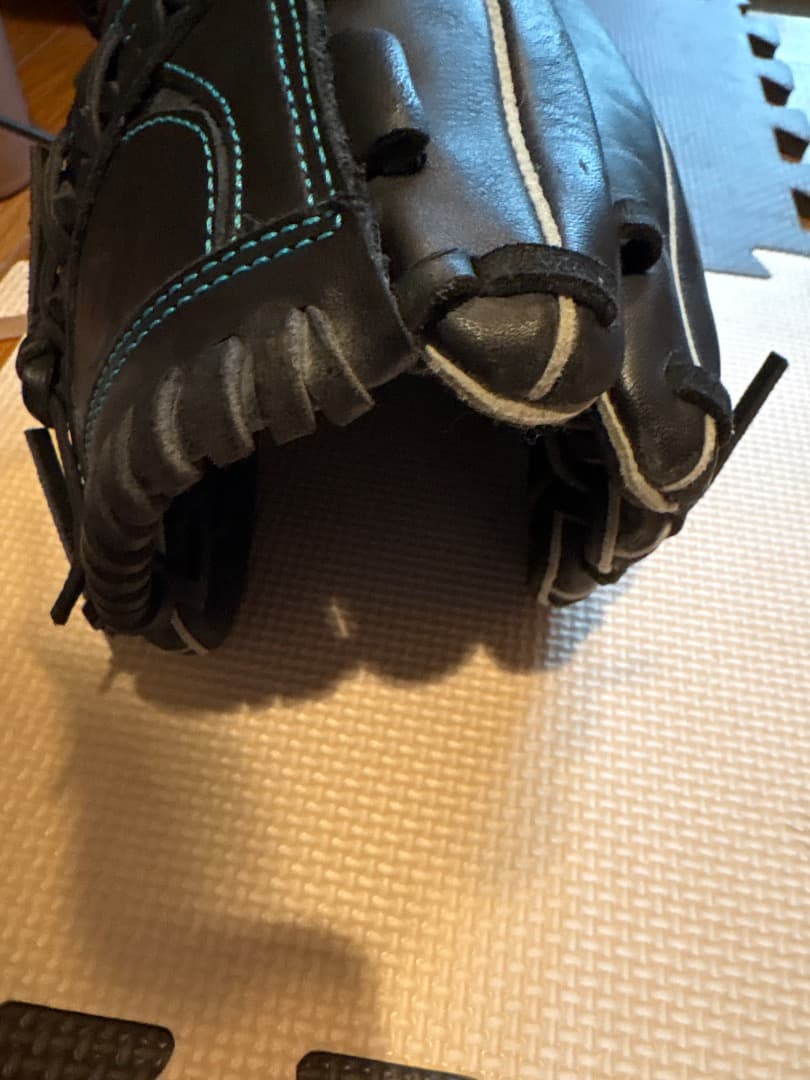 asics 軟式グローブ 黒