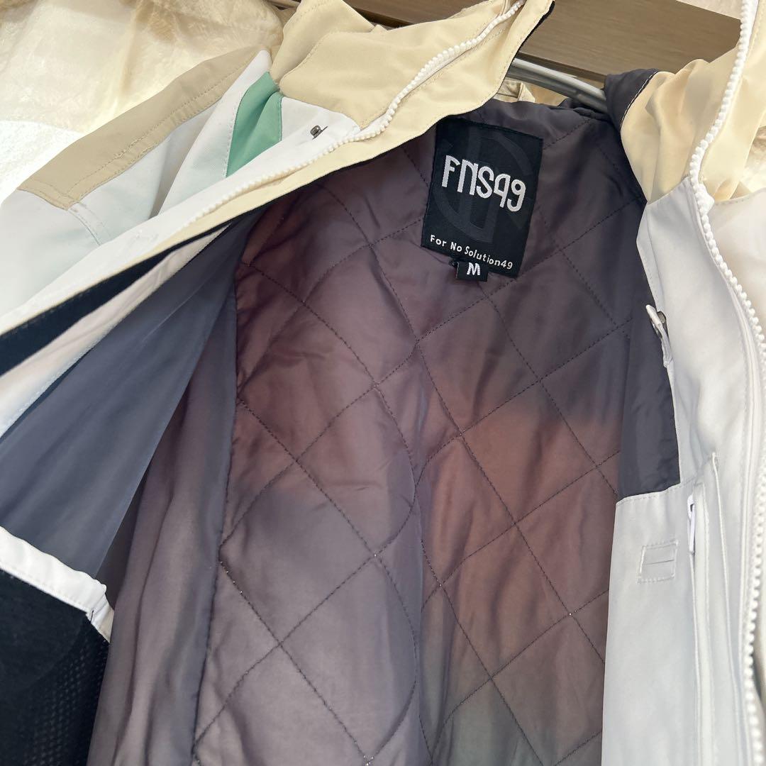 あおさ⭐︎スノーボードウェア ホワイト・ミント・ピンク