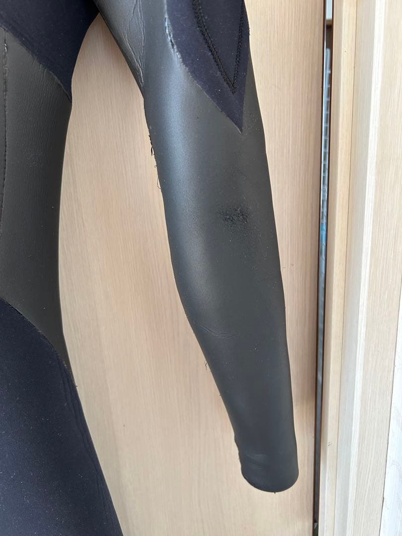 RASH ウェットスーツ　セミドライ　ML ラバー柔らか　オールブラック　激シブ