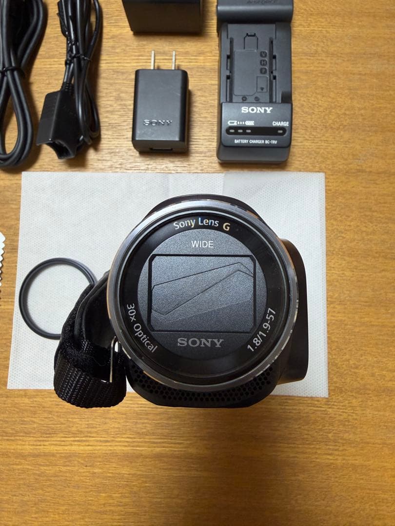 【美品】SONY Handycam HDR-PJ670 ボルドーブラウン