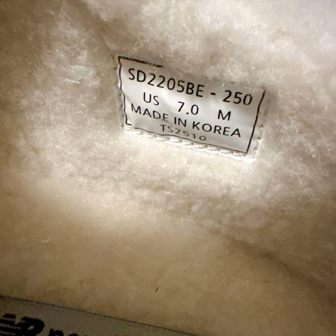 韓国限定 新品未使用 ニューバランス ウィンターブリーズ 25 正規品