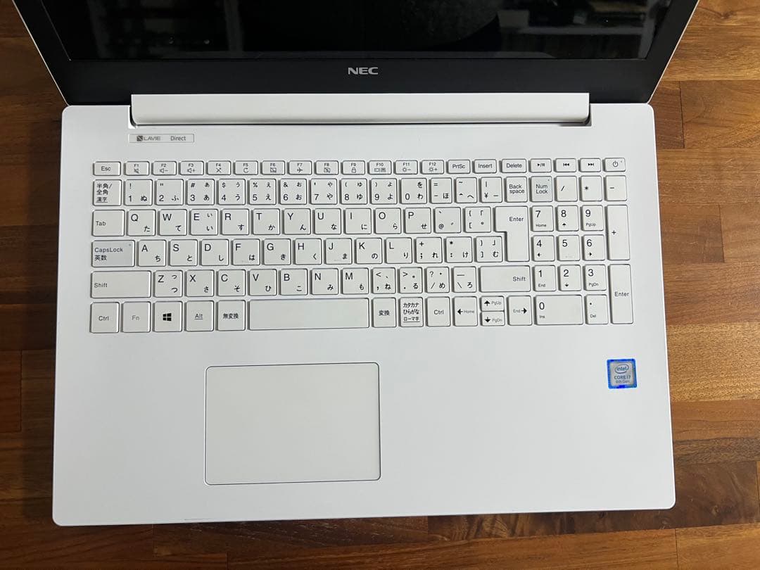 LAVIE ノートPC 15.6インチ NEC ホワイト　ACアダプター付き