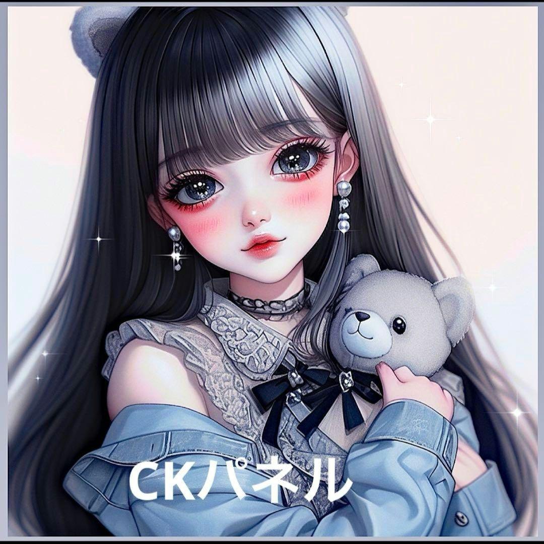 美しい少女パネル生地ハンドメイド