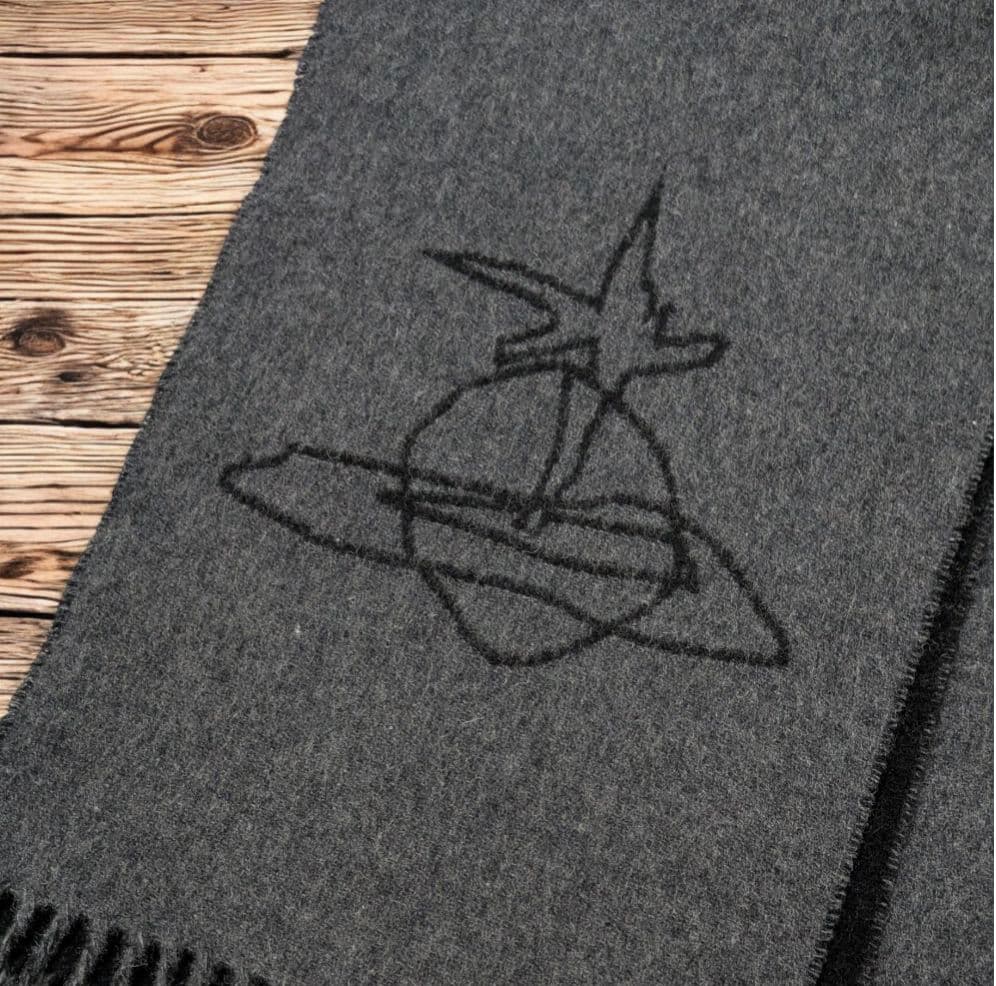 ✨美品✨ ヴィヴィアンウエストウッド マフラー リバーシブル オーブ イラスト