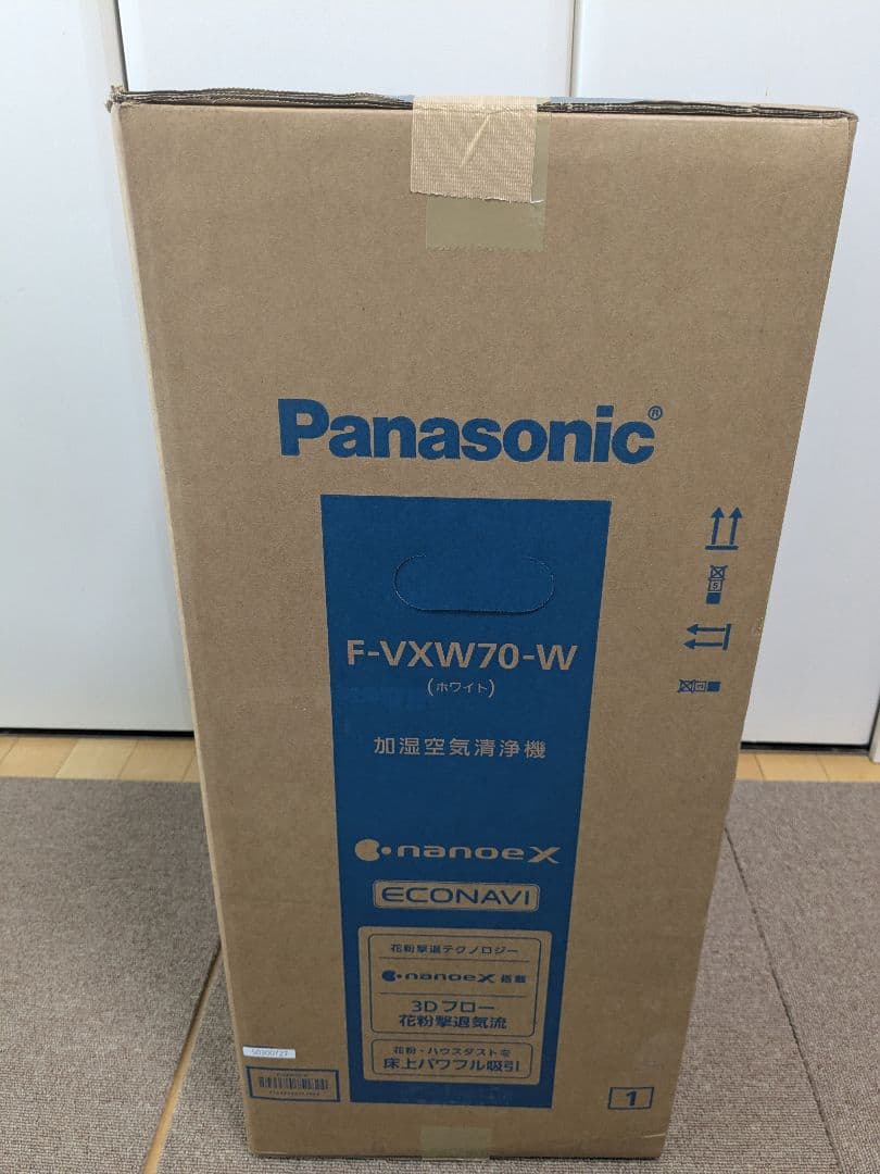 未開封 Panasonic F-VXW70-W 加湿空気清浄機