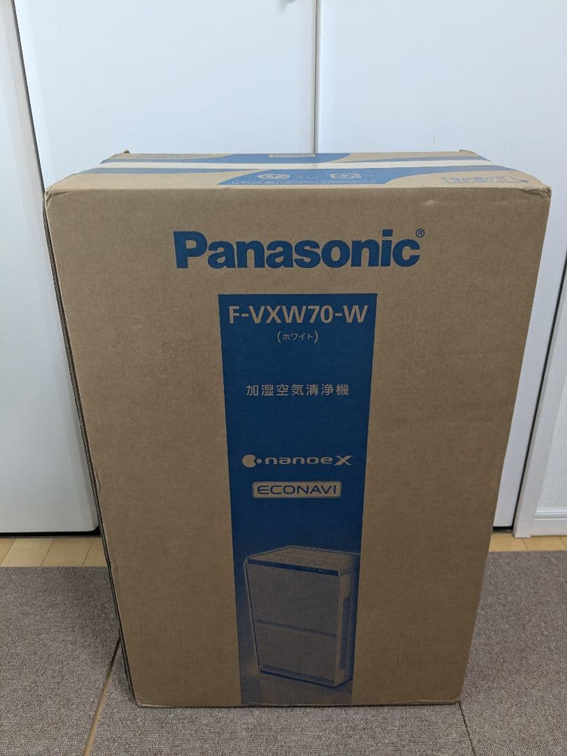 未開封 Panasonic F-VXW70-W 加湿空気清浄機
