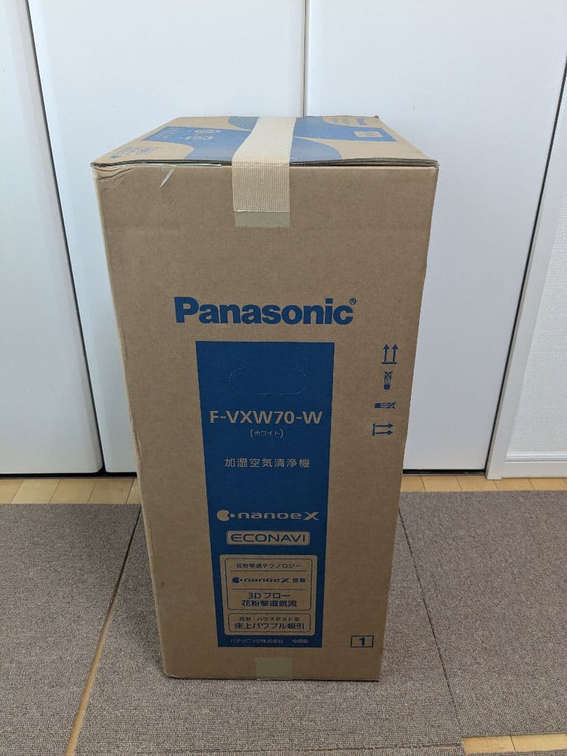 未開封 Panasonic F-VXW70-W 加湿空気清浄機
