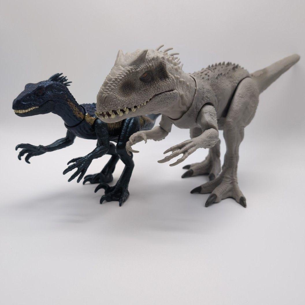 マテル社 インドミナスレックス＆インドラプトル ジュラシックワールド