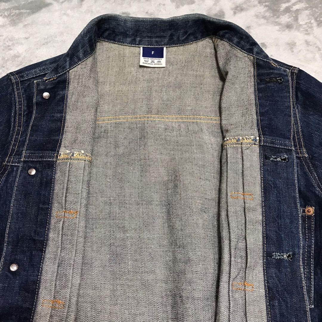 90s ジョンブル　ビンテージデニムジャケット　ジージャン ファーストタイプ