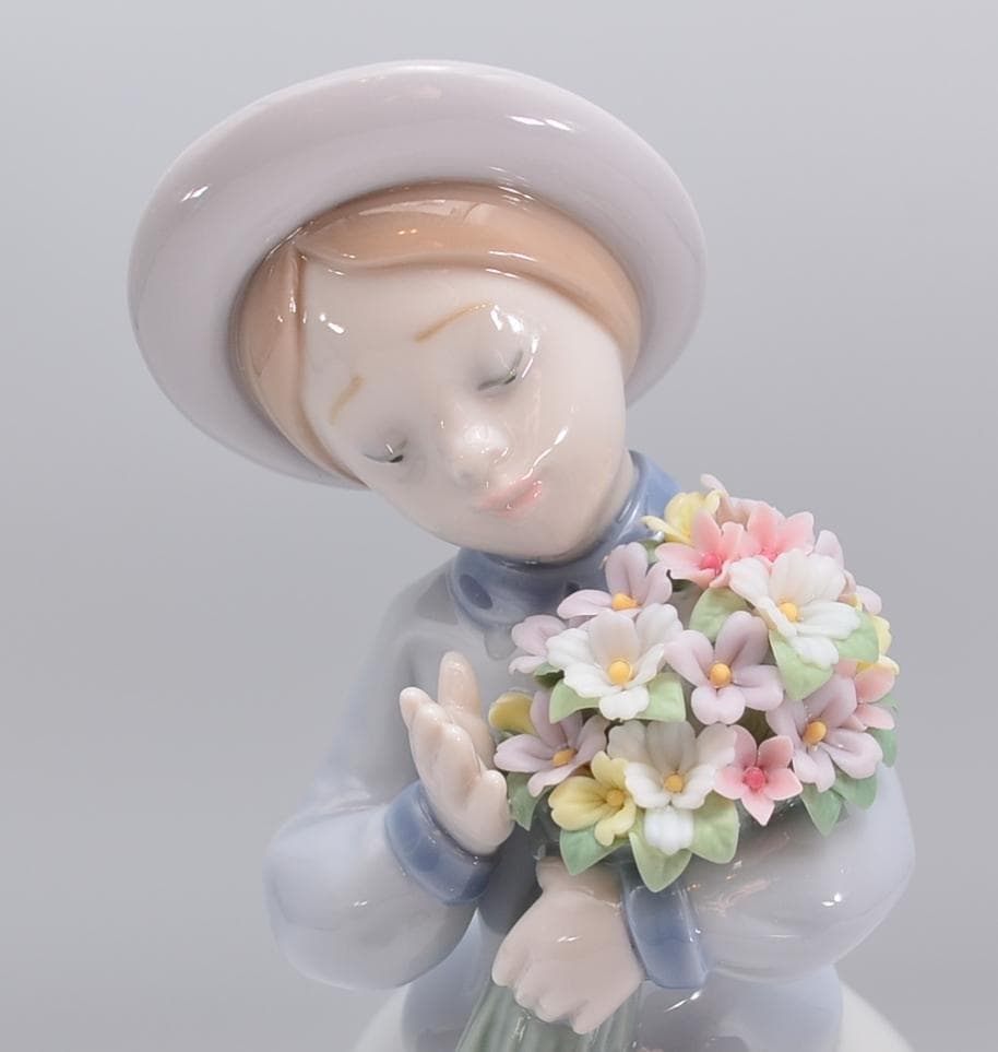 花開く時 ＃6869 No.2 ☆リヤドロ スペイン ポーセリン ヴィンテージ