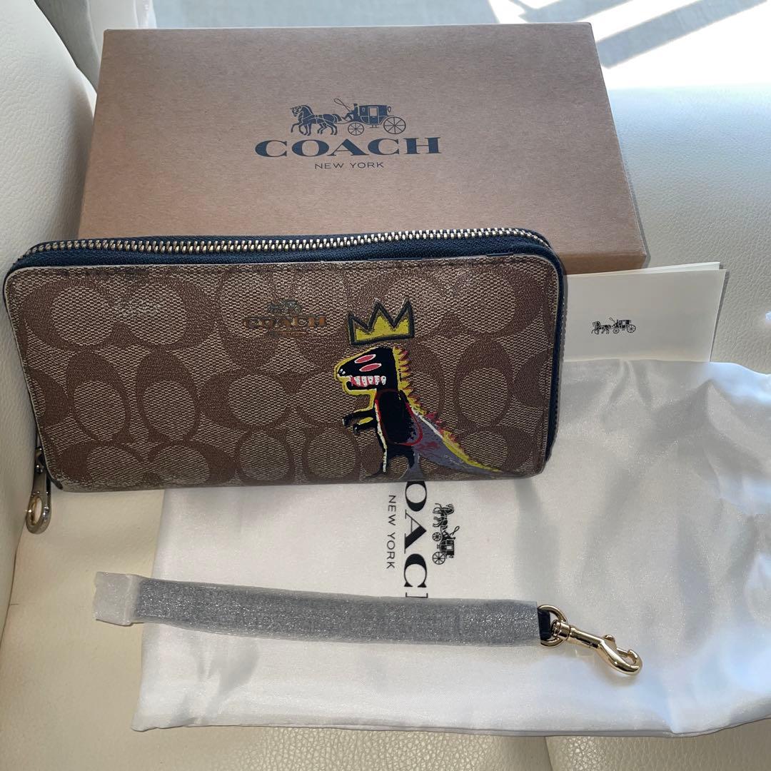 ひ*ろ様 バスキア✖️coach コラボ　長財布