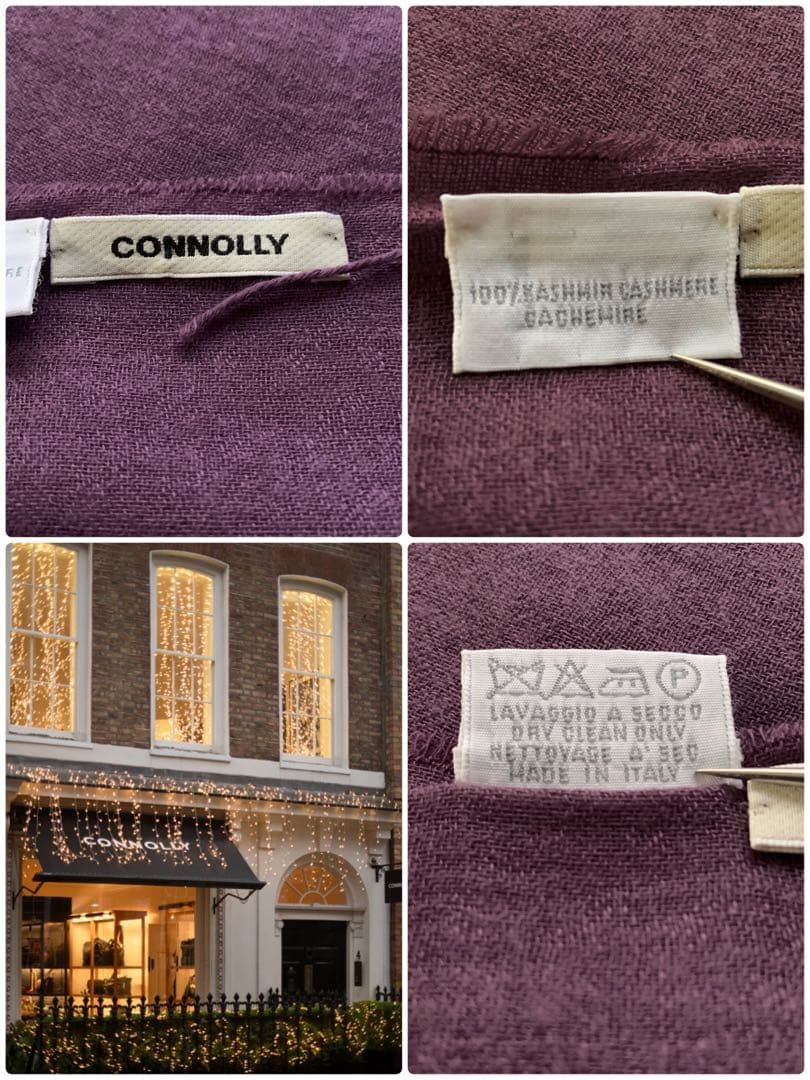 英国名店　CONNOLLY&DRAKES 粋な極上首巻きセット　¥10万程