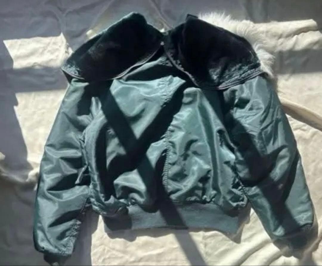 n2b フライトジャケット ma-1 vintage 白ファ - メルカリ