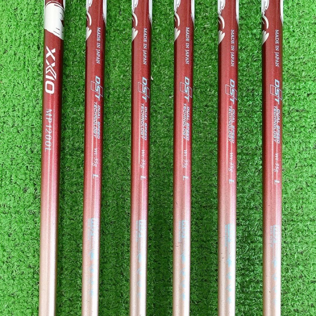 ツ40★ゼクシオ12 6本レディースアイアンセット L MP1200L ボルドー