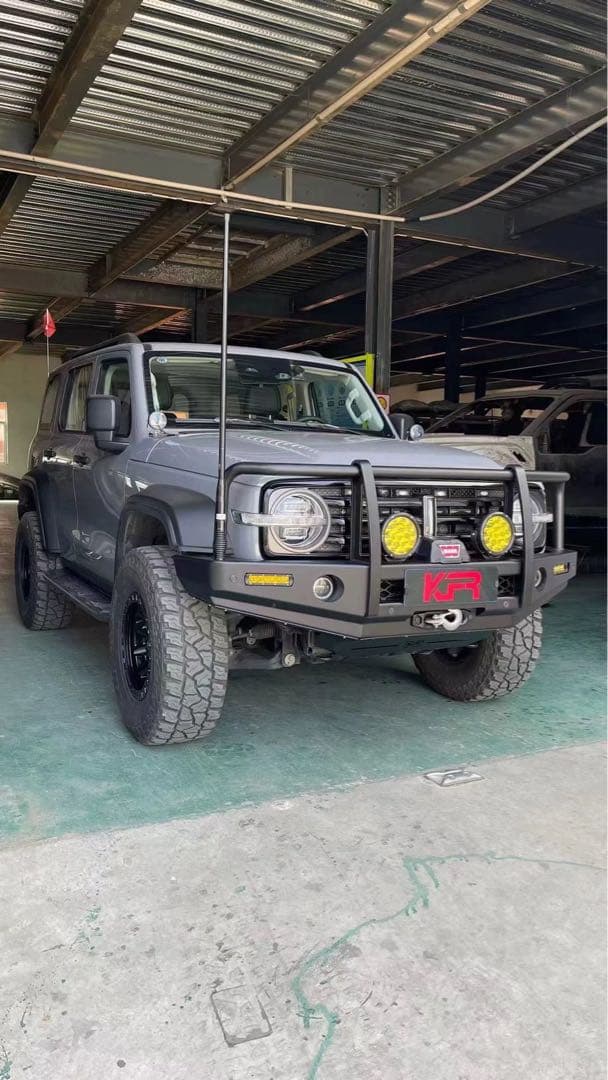 モビールアンテナ　オフロードアンテナ　フラッグポール　ステー付き　70cm