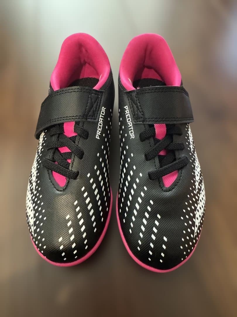 adidas Predator サッカーシューズ 18.5 ブラック/ピンク - メルカリ