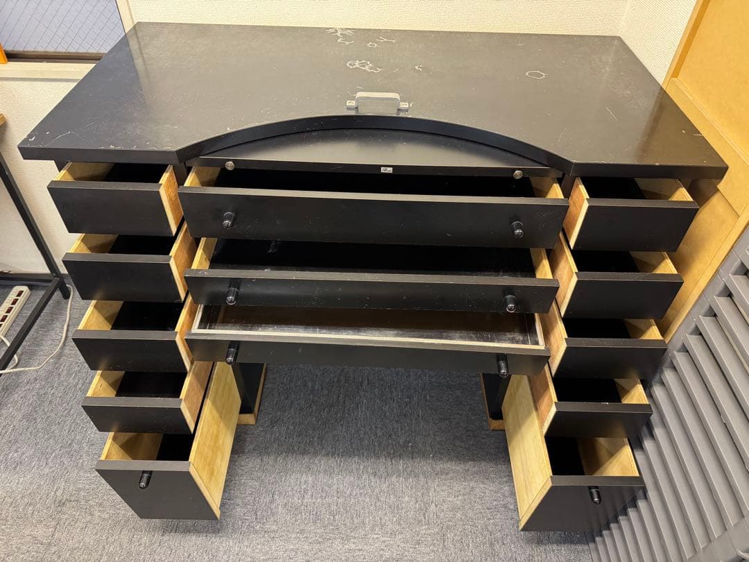 日本製　BISO彫金デスク　両袖　彫金机　おまけ付き