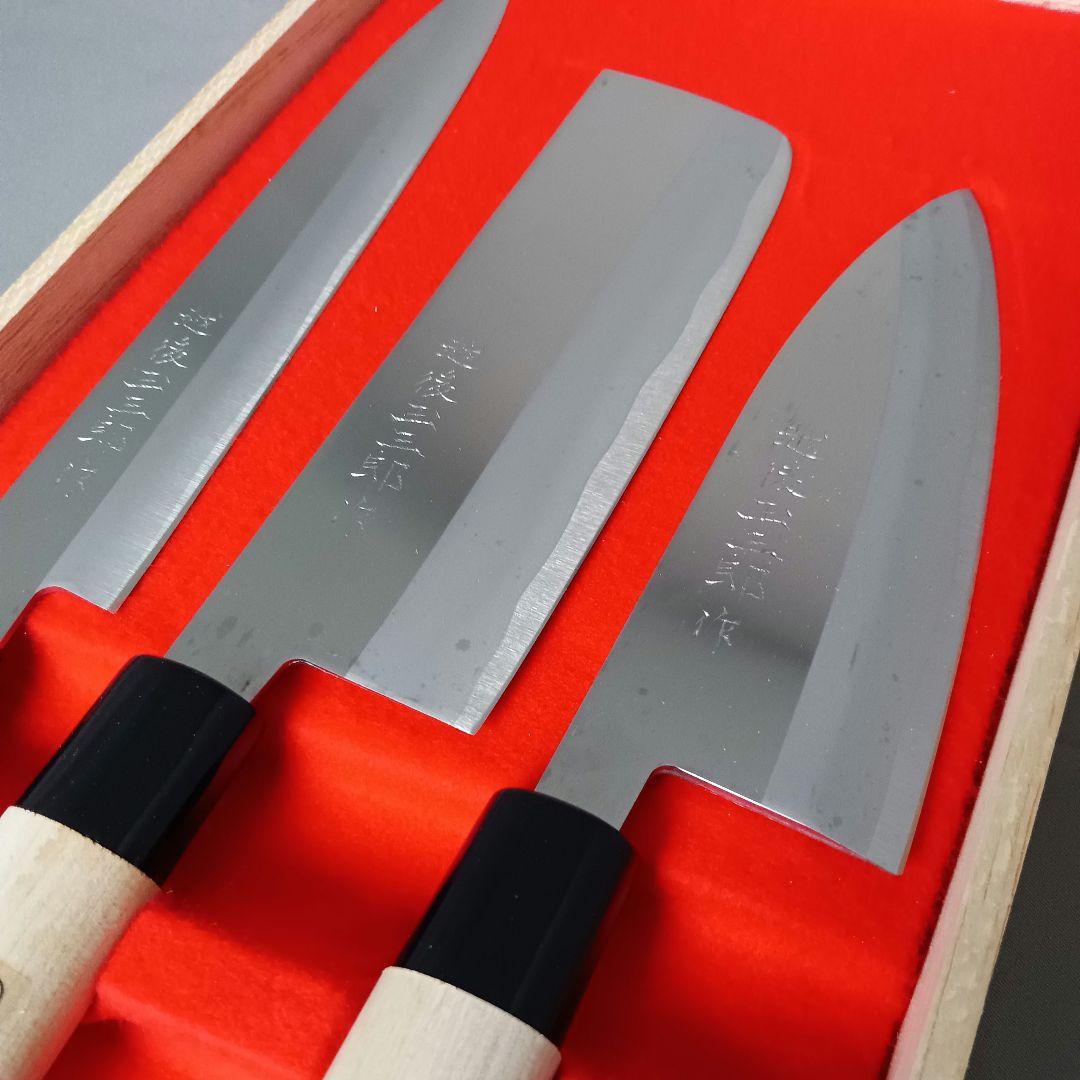 越後 玉三郎作 包丁3点セット