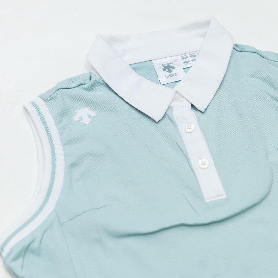 新品】DESCENTE GOLF ノースリーブポロシャツ M DGWJA15 - メルカリ