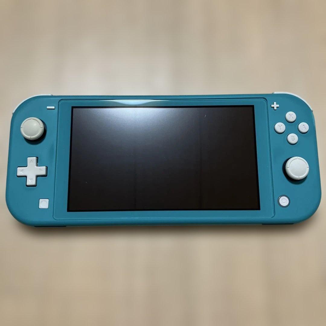 ニンテンドースイッチライト　ターコイズ　美品　充電器箱付き