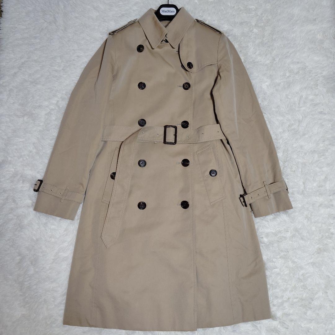 美品 バーバリー トレンチコート ハニーベージュ ライナー メガチェック 38