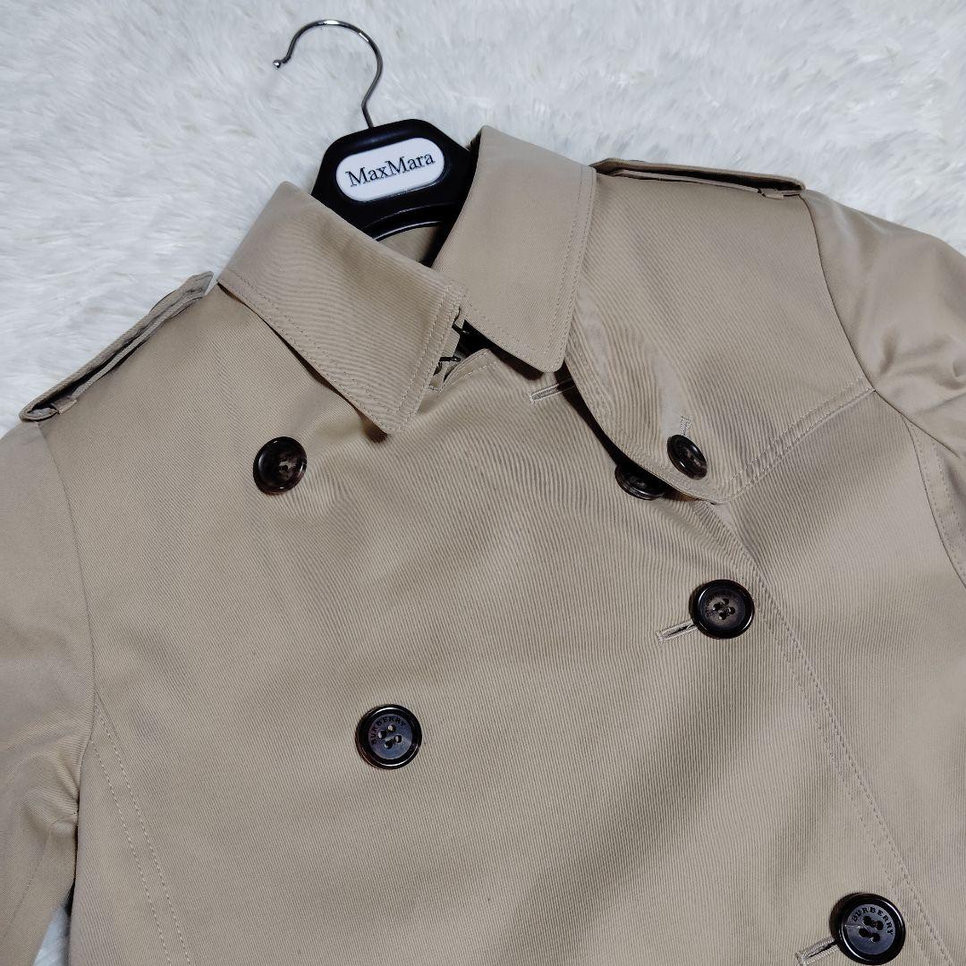 美品 バーバリー トレンチコート ハニーベージュ ライナー メガチェック 38