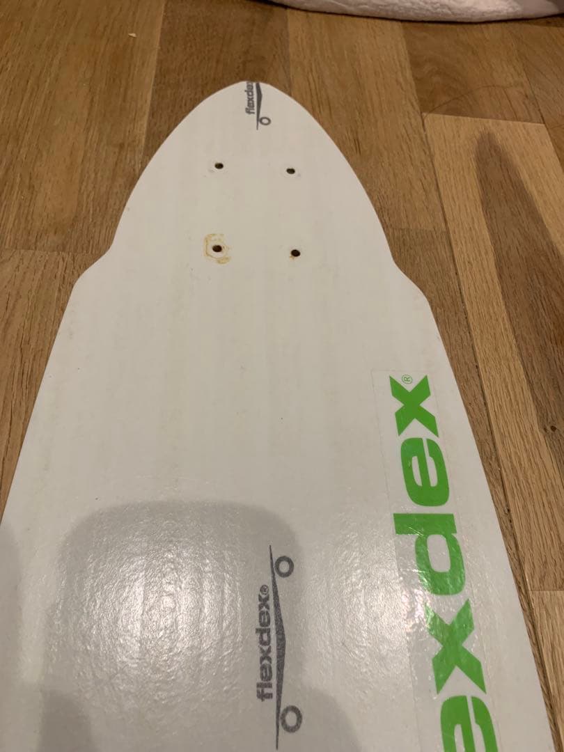flexdex スケートボード コンプリート ホワイト/グリーン