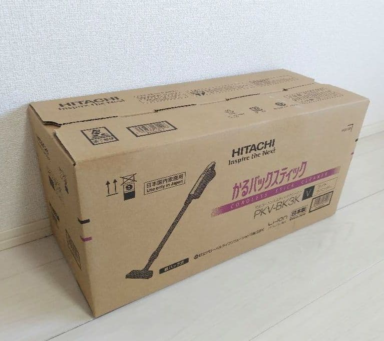 【新品・未開封】日立　掃除機（スティック・紙パック式） PKV-BK3K V