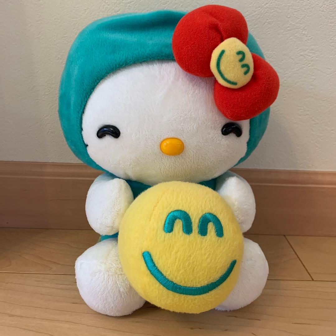 ハローキティ✕杏林堂 ぬいぐるみLサイズ ニコちゃん 2011年製 - メルカリ
