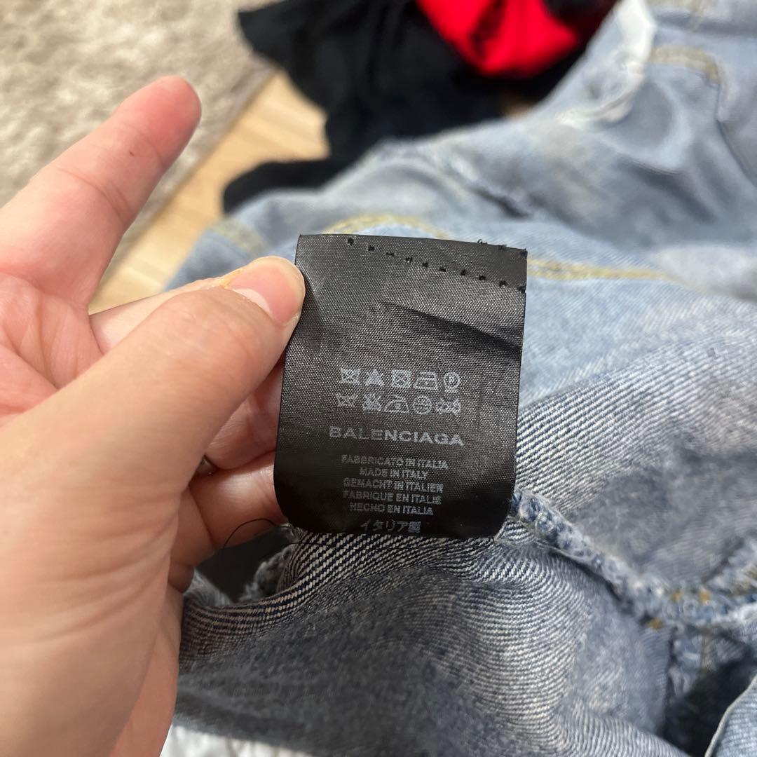 BALENCIAGA デニムジャケット ライトブルー