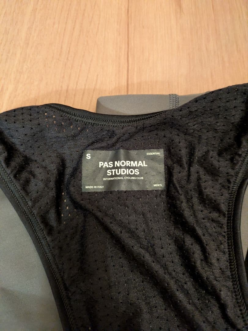 PAS NORMAL STUDIOS ビブタイツ グレー　S