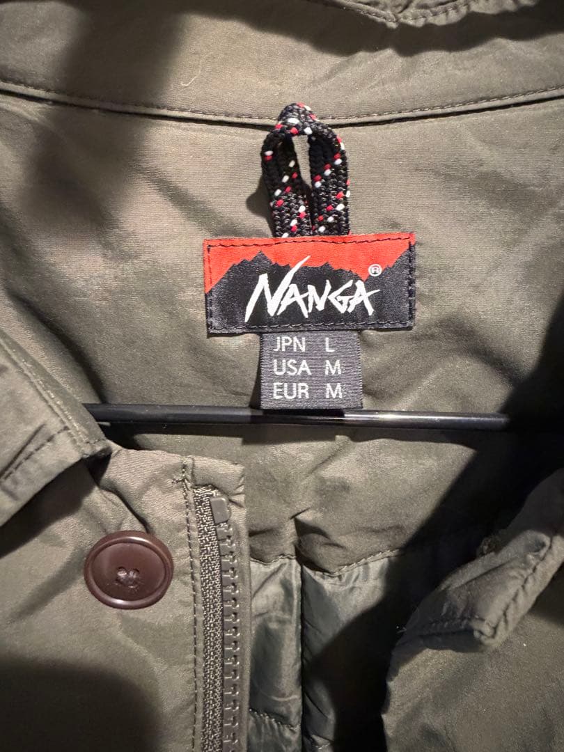 NANGA バルカラーコート Lサイズ