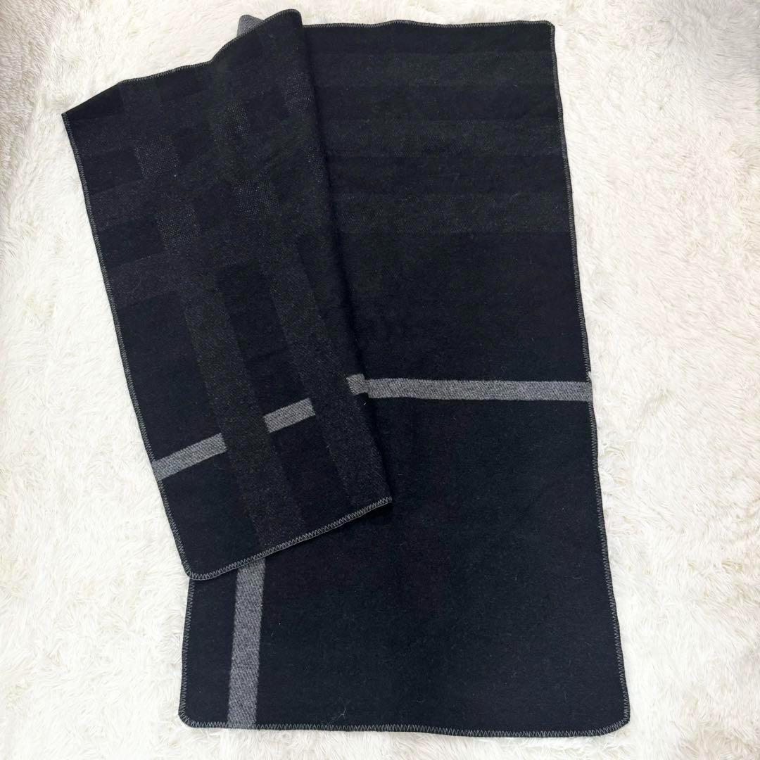 バーバリー Burberry メガチェック ケープマント カシミヤ混 グレー