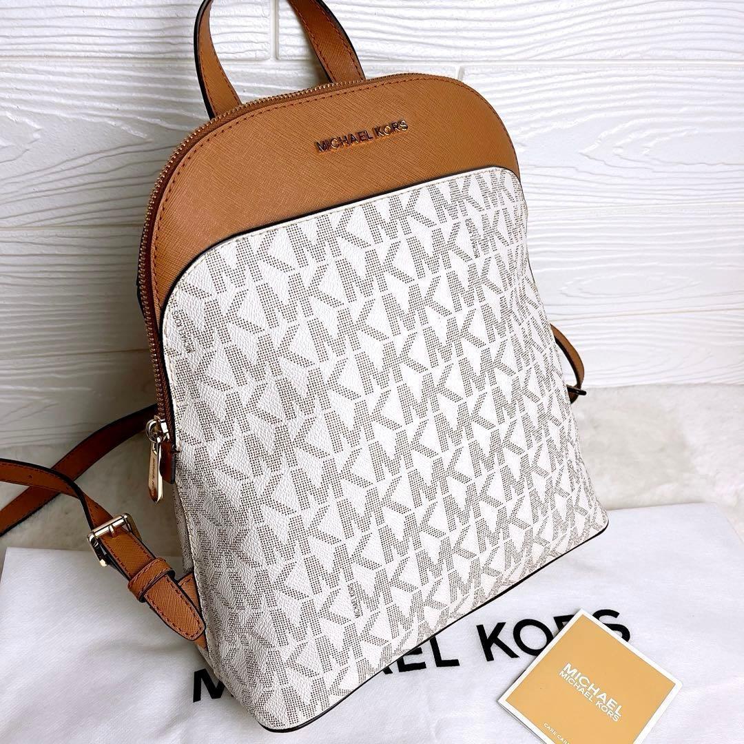 極美品☆MICHAEL KORSマイケルコース リュック バックパック MK柄.