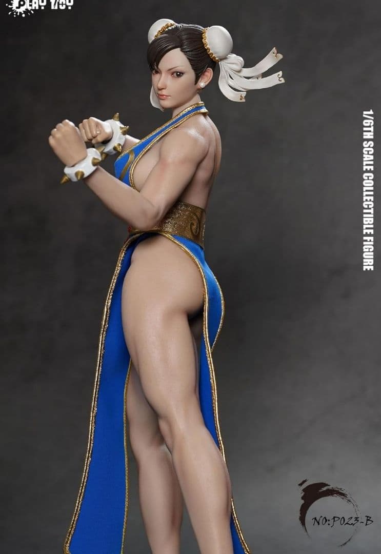 新品 1/6 チュンリー アクションフィギュア シームレス素体 眼球可動