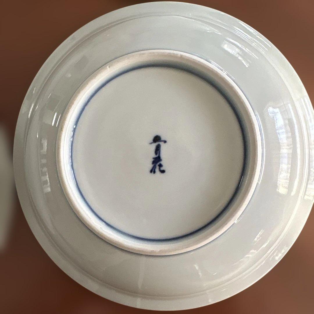 有田焼 しん窯青花 長崎紋玉渕スープ皿4枚セット - メルカリ