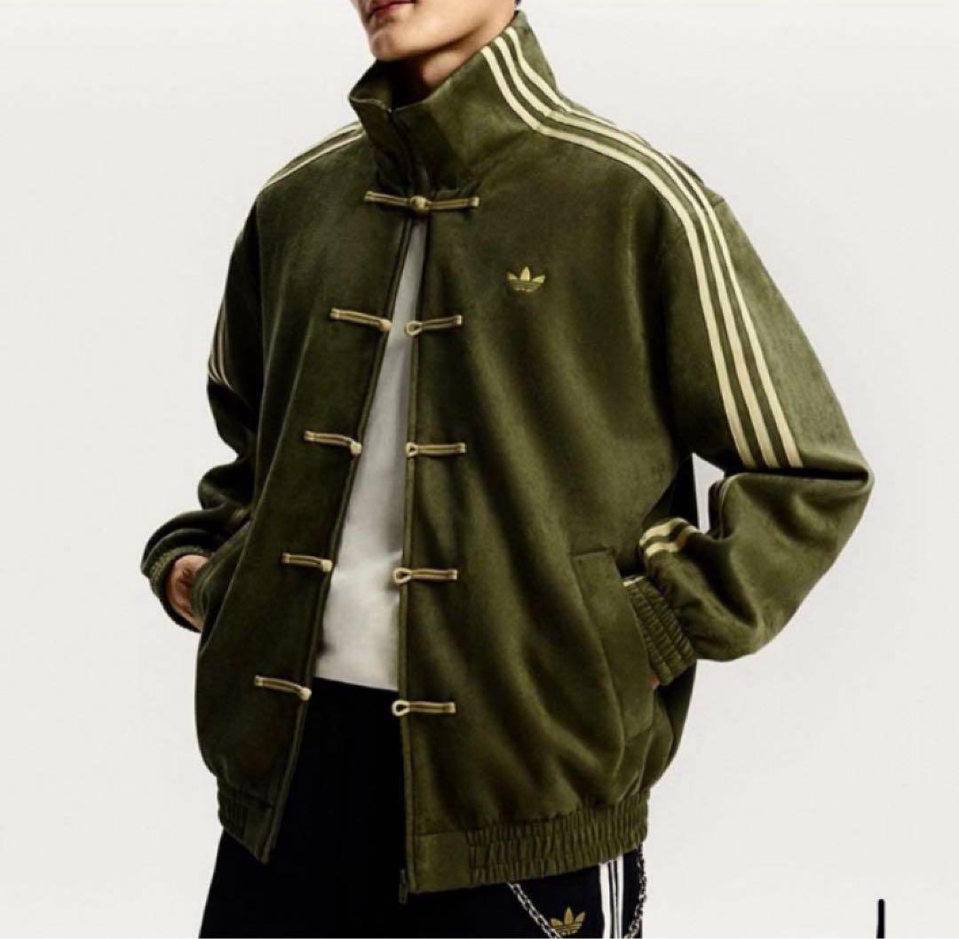 アディダス 中国限定 蛇年トラックジャケット緑 Lサイズ - メルカリ