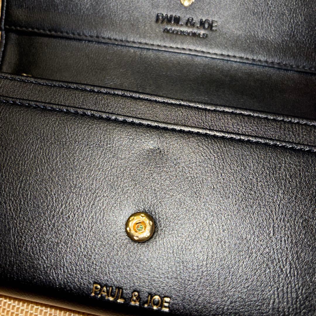 《新品》Paul＆JOE ポール＆ジョー、長財布、ブラック、黒　三毛猫