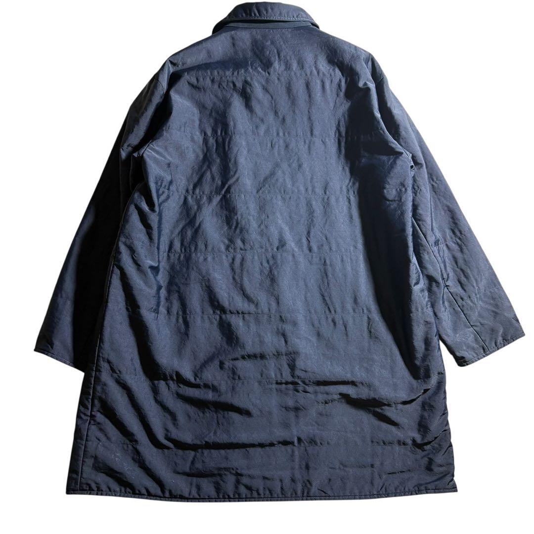 美品/希少XL！ジョルジオアルマーニ メンズ チェスターコート ロングコート 黒