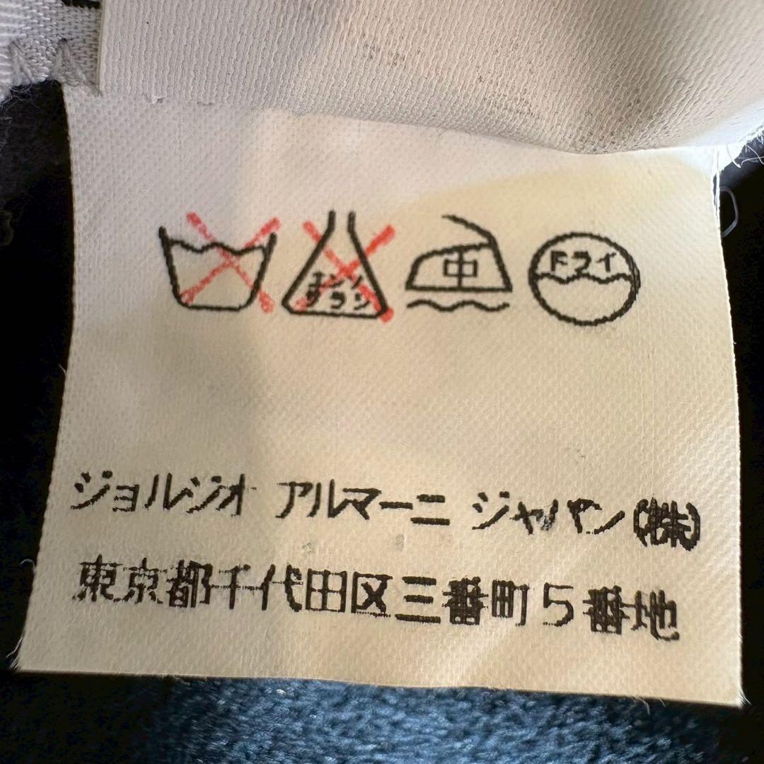 美品/希少XL！ジョルジオアルマーニ メンズ チェスターコート ロングコート 黒