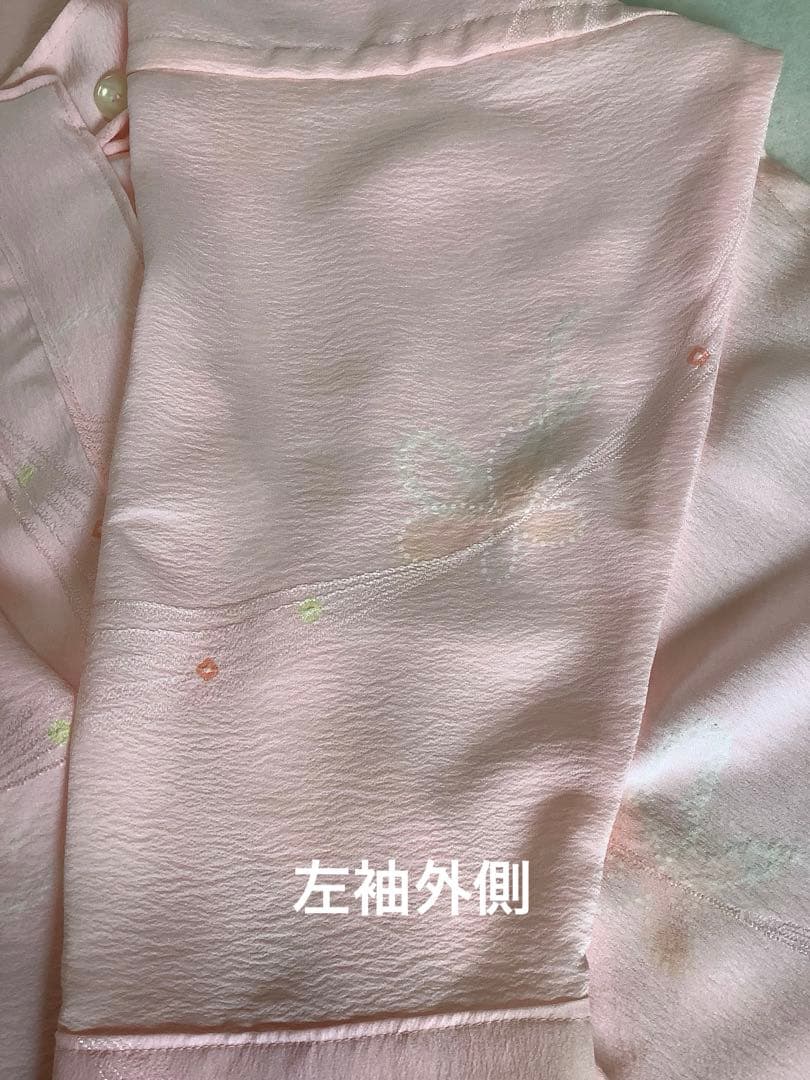 長襦袢反物から仕立てたシルクパジャマ　⑫